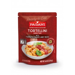 Tortellini Ready-to-Eat prosciutto crudo con salsa di pomodoro e basilico - 250 g