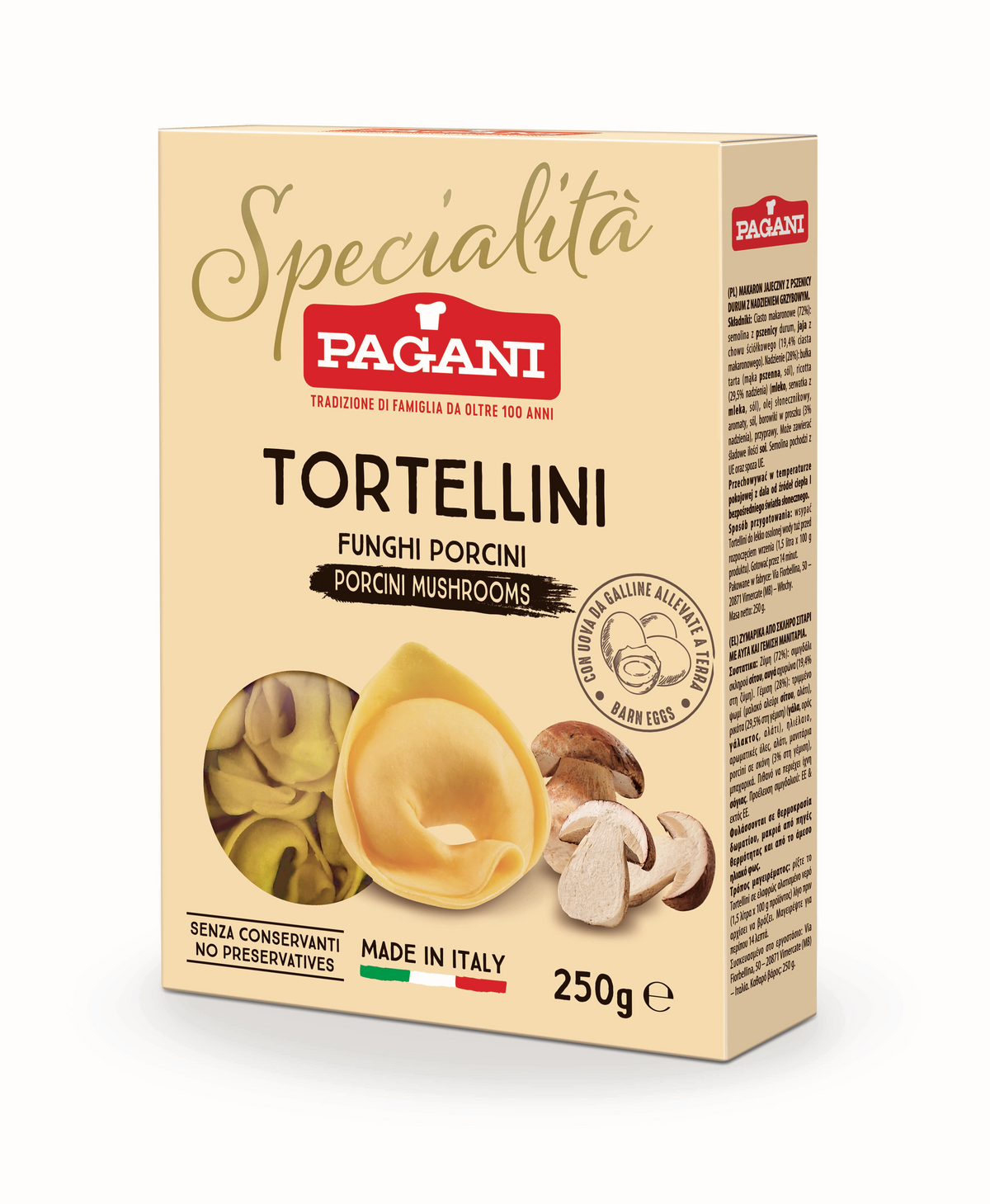Tortellini funghi porcini - 250 g