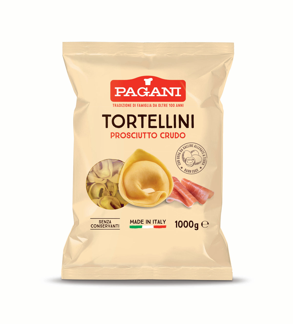 Tortellini prosciutto crudo - 1000 g