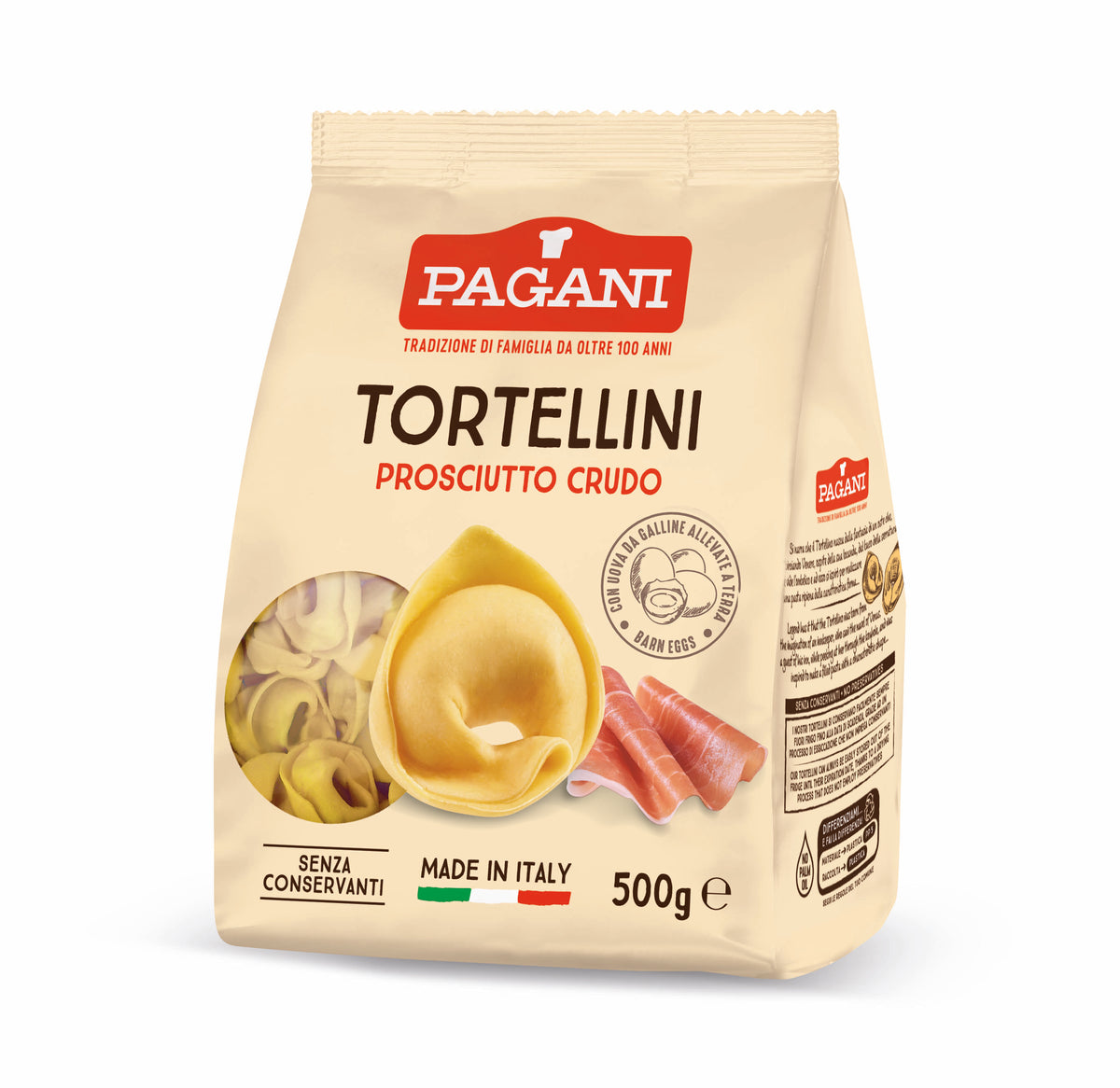 Tortellini prosciutto crudo - 500 g