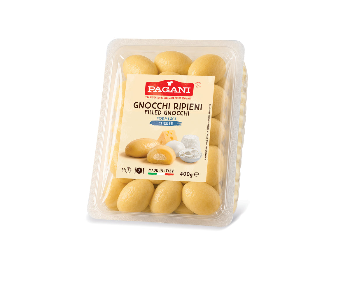 Gnocchi Ripieni formaggi - 400 g