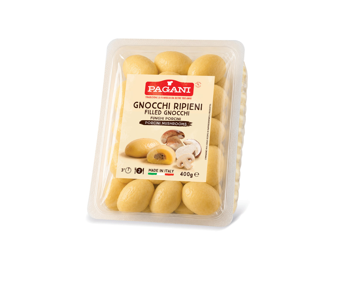 Gnocchi Ripieni funghi porcini - 400 g